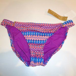 2Bamboo TB46E98 Purple Blue New Bikini Bottom